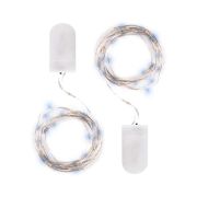 Гирлянда DC-G05-20WS2 20LED 2xCR2032 (в компл.) бел. (уп.2шт) ФАZА 5048010